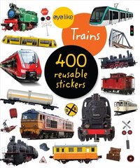Eyelike Stickers: Trains cena un informācija | Grāmatas pusaudžiem un jauniešiem | 220.lv