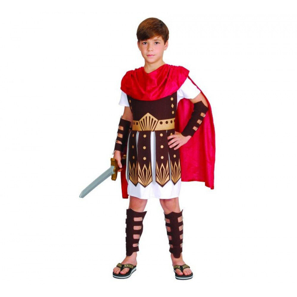 Gladiatora kostīms zēniem, 130/140 cm cena un informācija | Karnevāla kostīmi, maskas un parūkas | 220.lv