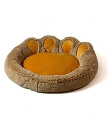 Лежак для собак GoGift camel paw, разные размеры, коричневый цена и информация | Лежаки, домики | 220.lv
