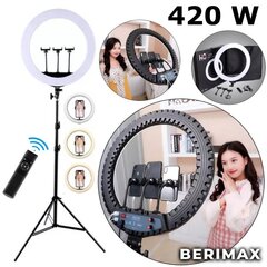 Gredzena LED lampa BERIMAX LS53 420W цена и информация | Осветительное оборудование для фотосъемок | 220.lv