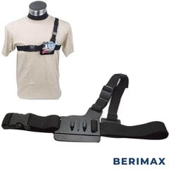 Нагрудный ремень для экшн-камеры GoPro 3-точечный нагрудный ремень Berimax цена и информация | Аксессуары для видеокамер | 220.lv