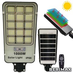 Ielu lampa ar saules elementu BERIMAX SL4010 1000 W цена и информация | Уличное освещение | 220.lv