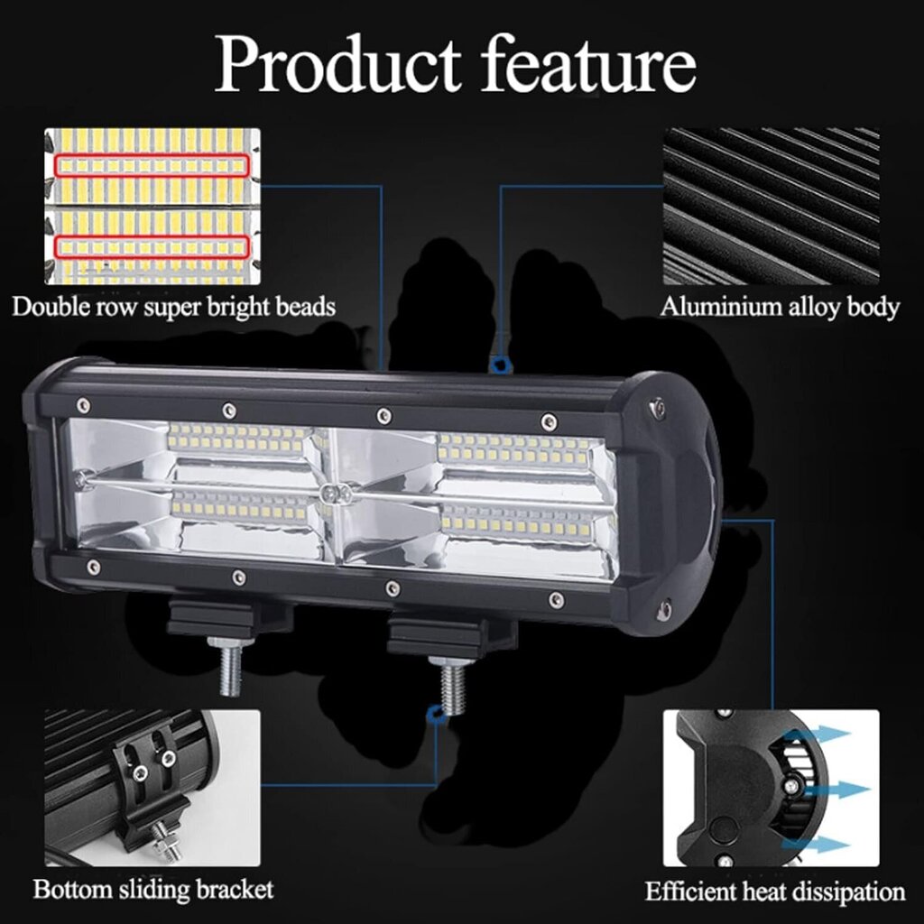 LED darba gaisma BERIMAX 240 W cena un informācija | Āra apgaismojums | 220.lv