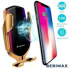 Автомобильный держатель для телефона с беспроводной зарядкой Berimax R1 GPS цена и информация | Держатели для телефонов | 220.lv