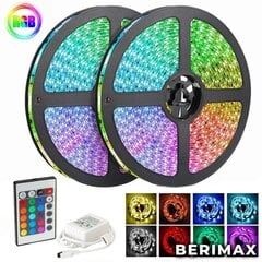 Светодиодная лента 3528 RGB, комплект цветных светодиодов BERIMAX BRM_1404528 цена и информация | Светодиодные ленты | 220.lv