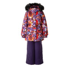 Huppa komplekts meitenēm Renely 3 41850330*34353, violeta/oranža cena un informācija | Ziemas apģērbs bērniem | 220.lv