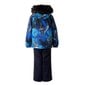 Huppa ziemas komplekts zēniem Dante 1 41930130*32386, zils/melns цена и информация | Ziemas apģērbs bērniem | 220.lv