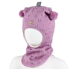 Детская шапка-шлем Kivat 461*22 6419580231942, лавандовая цена и информация | Шапки, перчатки, шарфы для девочек | 220.lv