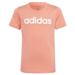 T-krekls meitenēm Adidas Lin Tee Jr. IC3153, oranžs cena un informācija | Krekli, bodiji, blūzes meitenēm | 220.lv