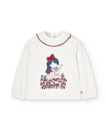 Boboli детская рубашка 707206*1111, белый 8445470313700 цена и информация | Рубашки для девочек | 220.lv