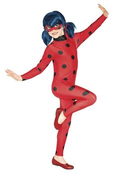 Karnevāla kostīms Miraculous Ladybug, sarkans cena un informācija | Karnevāla kostīmi, maskas un parūkas | 220.lv