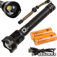 Ручной прожектор P90 LED BERIMAX BRM_5907451333884 цена и информация | Фонарики | 220.lv