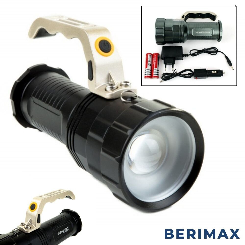 Spēcīgs objektīva prožektors | Lukturis G3 BERIMAX BRM_0903011 цена и информация | Lukturi | 220.lv