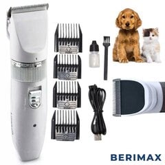 Аккумуляторная машинка для стрижки собак и кошек GM634 BERIMAX BRM_0402034 цена и информация | Средства по уходу за животными | 220.lv