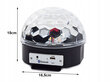 LED disko bumba ar Bluetooth un MP3 atskaņotāju BERIMAX BRM_1406003 цена и информация | Svētku dekorācijas | 220.lv