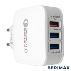 Зарядное устройство QQC 3.0 BERIMAX BRM_0603022 цена и информация | Зарядные устройства для телефонов | 220.lv
