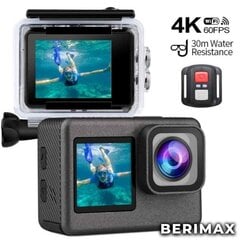 Rīcības kamera Go Sport Pro 6 4K Dual Screen BERIMAX BRM_0202020 цена и информация | Экшн-камеры | 220.lv