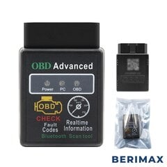 OBD Advanced BERIMAX BRM_1201200 auto diagnostikas rīks цена и информация | ПОЛКА-ОРГАНИЗАТОР ДЛЯ ТЕЛЕФОНА В АВТОМОБИЛЬ | 220.lv