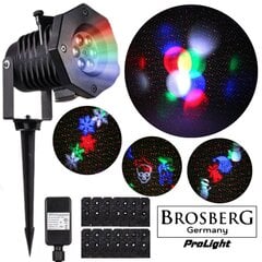 Наружный лазер Brosberg ProLight RGL 2in1 BRM_1405039 цена и информация | Праздничные декорации | 220.lv