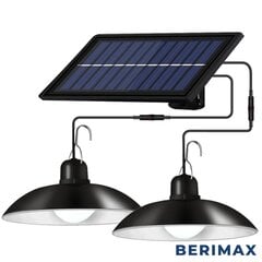 Āra gaismekļu komplekts Solar 2x 90Lm BERIMAX BRM_1409062 cena un informācija | Āra apgaismojums | 220.lv