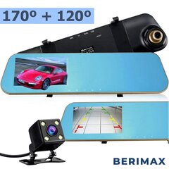 BERIMAX Videoreģistratora spogulis M70 BRM_1460049 cena un informācija | Auto video reģistratori | 220.lv