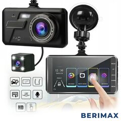 BERIMAX Videoreģistrators P05K+ ar atpakaļskata kameru BRM_5904653724014 cena un informācija | Auto video reģistratori | 220.lv