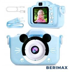 Детская камера BERIMAX с дисплеем Mouse BRM_1709033BL цена и информация | Цифровые фотоаппараты | 220.lv