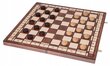 Galda spēle, koka šahs, dambrete un nardi, 40 x 40 cm cena un informācija | Galda spēles | 220.lv