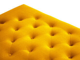 Пуф Windsor & Co Juno, 126x75x42 см, желтый/золотой цвет цена и информация | Кресла-мешки и пуфы | 220.lv