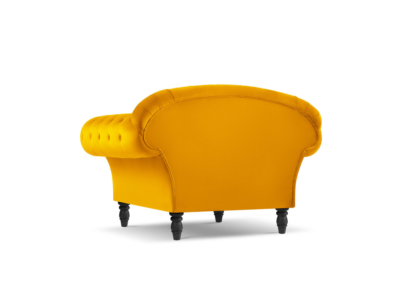 Krēsls Windsor & Co Juno, 132x96x91 cm, dzeltens/melns cena un informācija | Atpūtas krēsli | 220.lv