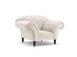 Krēsls Windsor & Co Juno, 132x96x91 cm, smilškrāsas/melns cena un informācija | Atpūtas krēsli | 220.lv