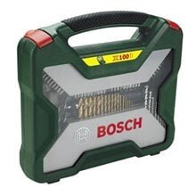 Bosch Titanium 100 daļu komplekts cena un informācija | Skrūvgrieži, urbjmašīnas | 220.lv