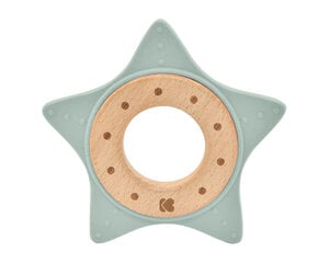 Silikona graužamā rotaļlieta KikkaBoo Star Mint, 0 mēn+, 1 gab. cena un informācija | Zobu riņķi | 220.lv