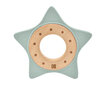 Silikona graužamā rotaļlieta KikkaBoo Star Mint, 0 mēn+, 1 gab. цена и информация | Zobu riņķi | 220.lv