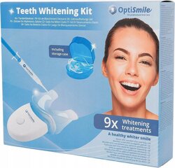 LED zobu balināšanas komplekts OptiSmile, 9 procedūras цена и информация | Зубные щетки, пасты | 220.lv
