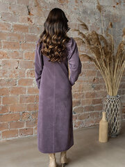 Длинное велюровое платье Lega SKZ156, пыльный пурпур цена и информация | Платья | 220.lv