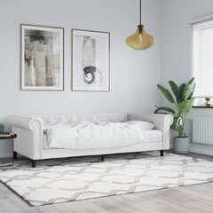 Dienas gulta ar matraci vidaXL, 90x200 cm, balta цена и информация | Кровати | 220.lv