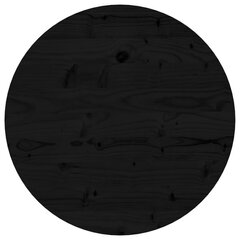 Galda virsma vidaXL, Ø50x3 cm, melna cena un informācija | Virsmas galdiem | 220.lv