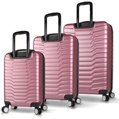 Набор чемоданов My Valice 5585, M,L,XL, розовый цена и информация | Чемоданы, дорожные сумки | 220.lv