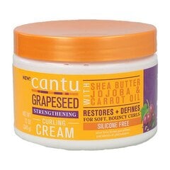 Капиллярная маска Cantu Grapeseed Curling Cream (340 g) цена и информация | Средства для укрепления волос | 220.lv