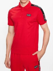 Polo krekls vīriešiem EA7 3RPF52 PJ02Z 1451 Regular Fit Racing, sarkans 280546214 cena un informācija | Vīriešu T-krekli | 220.lv