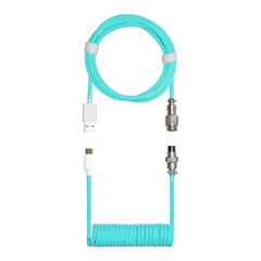 Cooler Master Coiled Cable, Pastel Cyan цена и информация | Кабели и провода | 220.lv