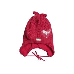 Ziemas cepure Lenne, tumši rozā цена и информация | Шапки, перчатки, шарфы для девочек | 220.lv