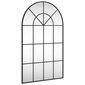 Sienas spogulis vidaXL, 60x100 cm, melns цена и информация | Spoguļi | 220.lv