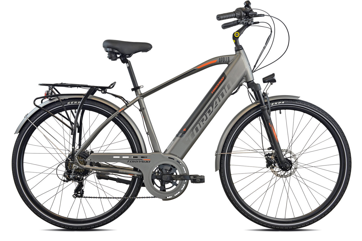 Elektriskais velosipēds Torpado Apollo T245A, pelēks cena un informācija | Elektrovelosipēdi | 220.lv