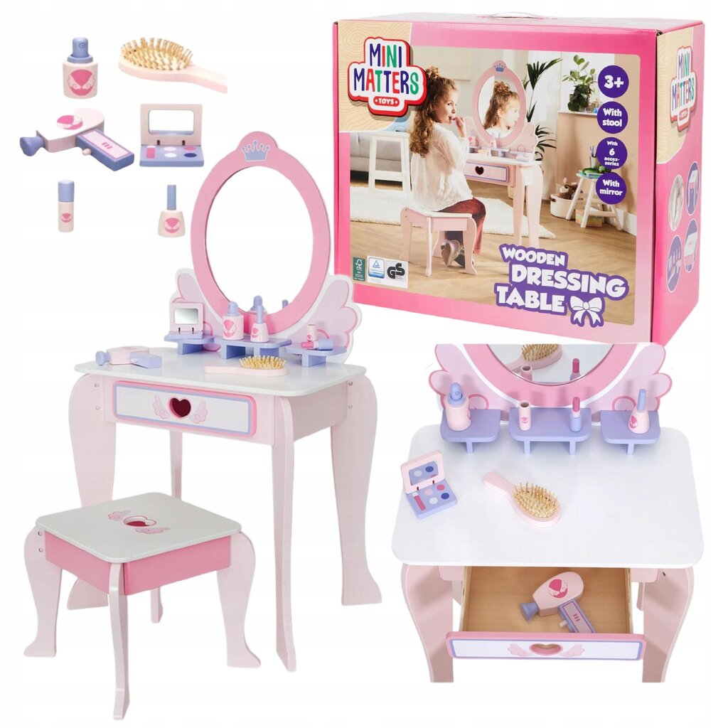 Bērnu kosmētikas galdiņš Mini Matters cena un informācija | Rotaļlietas meitenēm | 220.lv