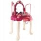 Bērnu kosmētikas galdiņš Luxma, rozā/balts cena un informācija | Rotaļlietas meitenēm | 220.lv