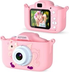 Bērnu fotoaparāts, videokamera Astgmi C3PRO, rozā цена и информация | Цифровые фотоаппараты | 220.lv