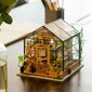 Saliekamā koka miniatūra TM Varvikas - Roombox Cathy's flower house RB003e cena un informācija | Konstruktori | 220.lv
