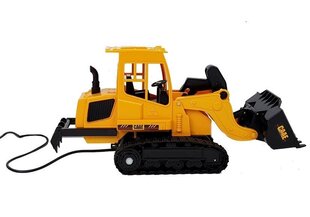 Tālvadības buldozers Lean Toys, 26 cm cena un informācija | Rotaļlietas zēniem | 220.lv